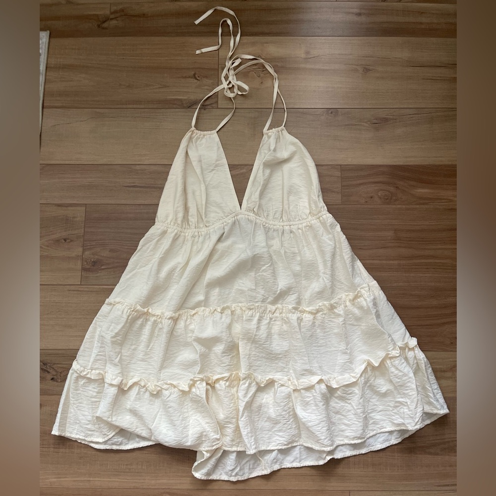 Wild Fable Cream Mini Dress